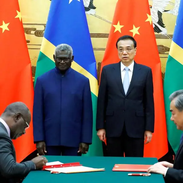 China, Solomons sign security pact, says Chinese foreign ministry