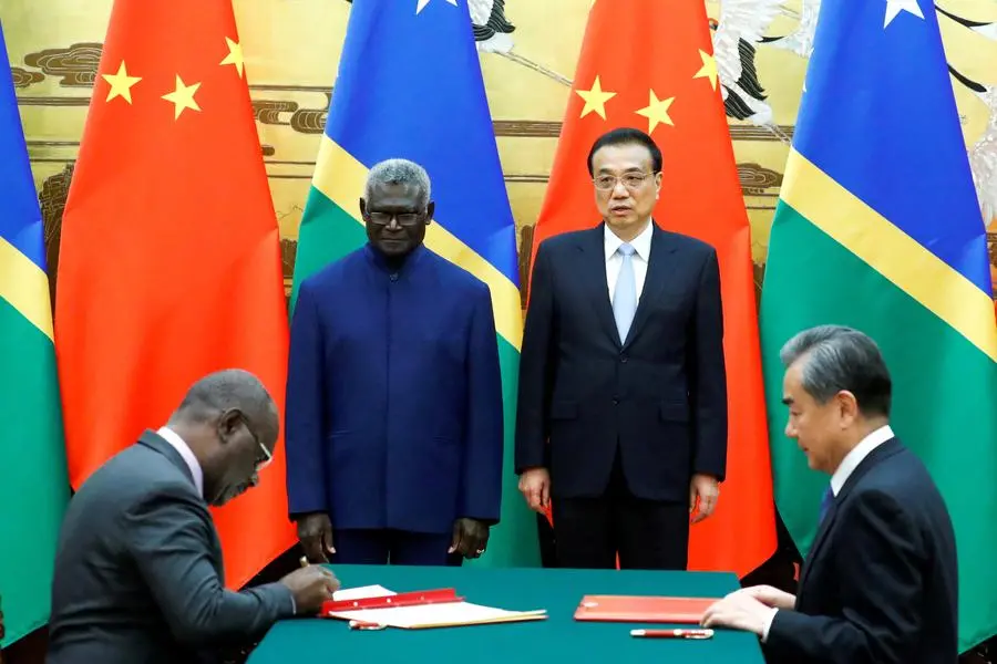 Solomon Islands leader visits security partner China with focus on infrastructure