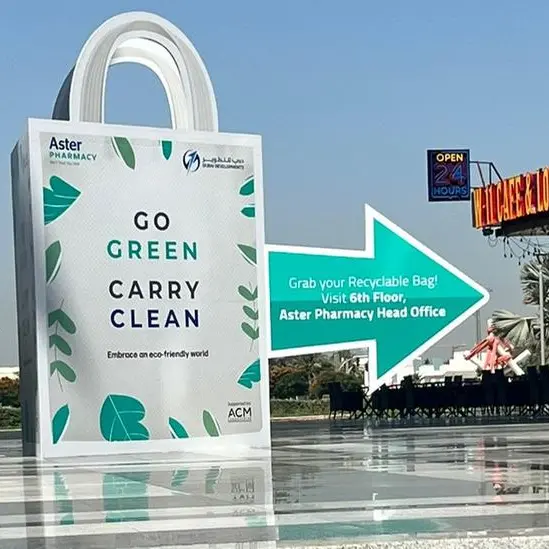 Aster Pharmacy inculcates sustainable habits among Dubai residents through its ‘Go Green Carry Clean’ initiative