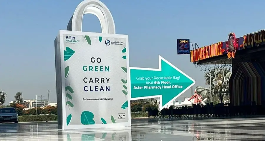 Aster Pharmacy inculcates sustainable habits among Dubai residents through its ‘Go Green Carry Clean’ initiative