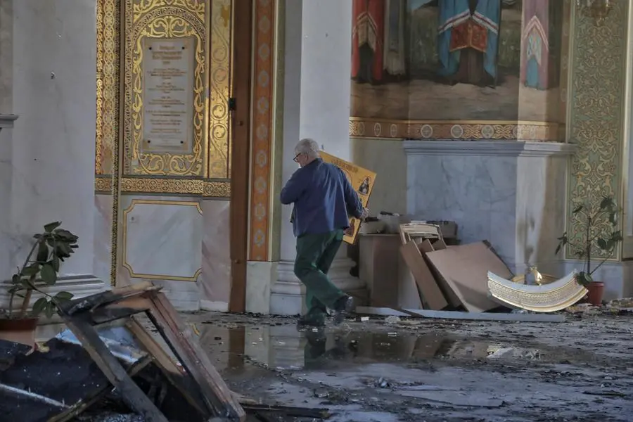 Russian Attack Severely Damages Historic Odesa Cathedra