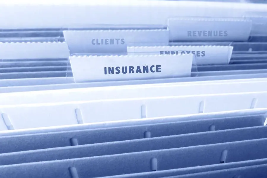 Insurance folder. Getty Images Image used for illustrative purpose. , Getty Images/Getty Images