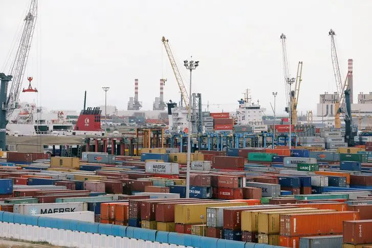 View of containers at a loading terminal in the port of Rades in Tunis, Tunisia August 15, 2018. Zoubeir Souissi, Reuters Image for illustrative purpose , Reuters Images
