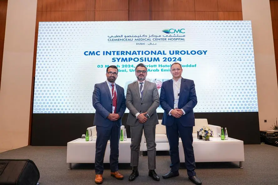 From left to right \\u2013 Dr. Rabii Madi, Dr. Abdul Kader Weiss and Dr. Olekdandr Knigavko. Image Courtesy: Clemenceau Medical Center