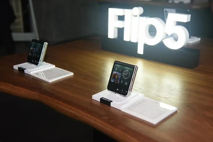 New Samsung Galaxy Z Flip5. Image Courtesy: Samsung