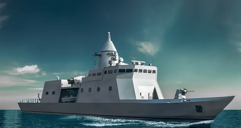 أبوظبي لبناء السفن تكشف عن تصميم طراد بطول 92 متراً خلال معرض ليما 2023