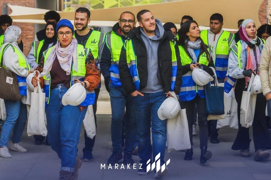 MARAKEZ gives handson practical experiences to GUC Architecture and Civil Engineering students