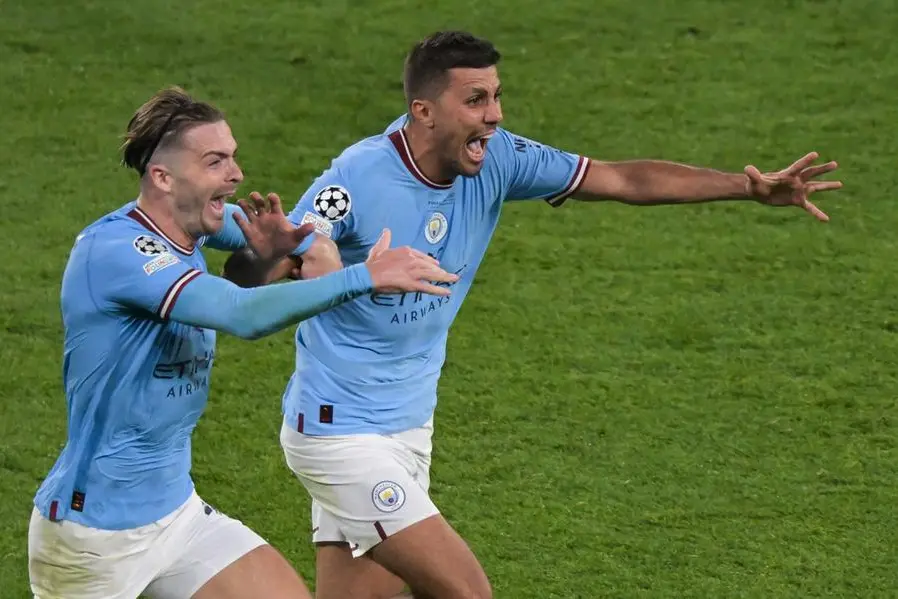 ISTANBUL - Jack Grealish of Manchester City FC with UEFA Champions