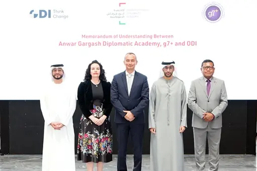 <p>Anwar Gargash Diplomatic Academy, g7+ and ODI establish a new mechanism to narrow the &lsquo;conflict blind spot&rsquo; in climate action and finance</p>\\n