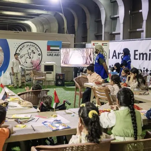 UAE Floating Hospital in Al Arish holds entertainment events for Children in Gaza