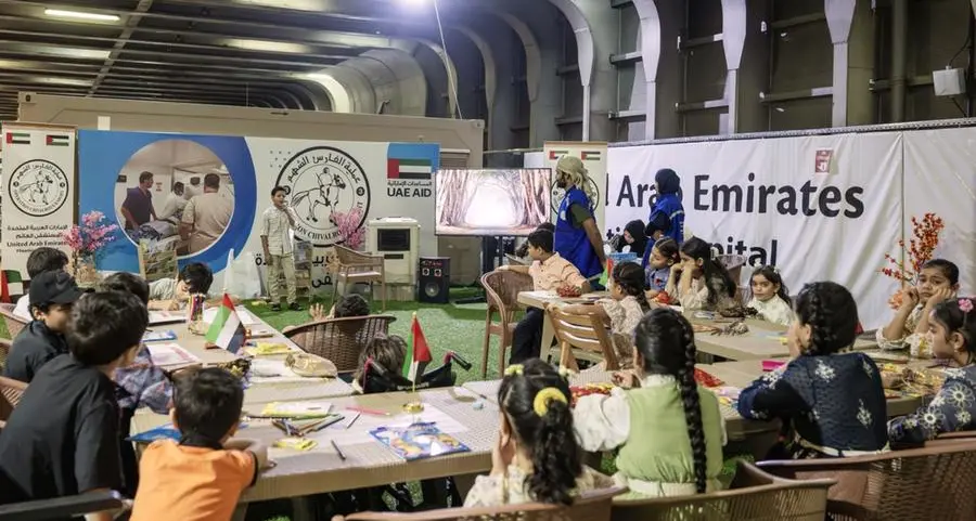 UAE Floating Hospital in Al Arish holds entertainment events for Children in Gaza