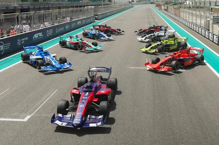 In a last-lap shootout, the German outfit TUM snatched first place in a daring overtake when front-running Italian team UNIMOR. Image Courtesy: AETOSWire