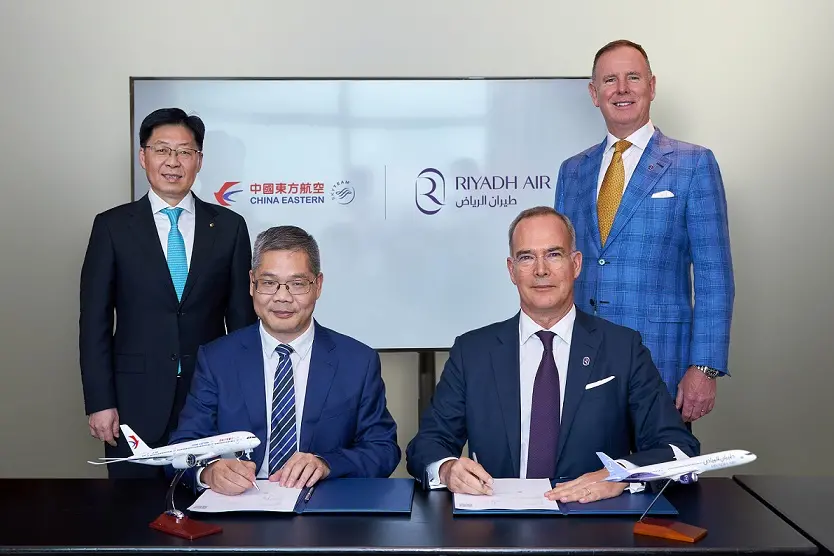 <p>Riyadh Air and China Eastern Airlines sign MoU at IATA AGM in Dubai</p>\\n