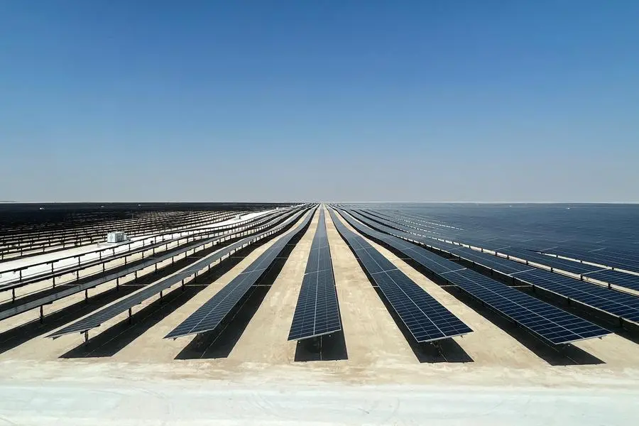 Solar Panels are seen at the Al Kharsaah solar plant project, in Al Kharsaah, Qatar October 18, 2022. REUTERS/Imad Creidi. Image used for illustrative purpose.