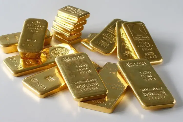 Image used for illustrative purpose. Gold bars from the vault of a bank are seen in this illustration picture taken in Zurich . Arnd Wiegmann, Reuters , Reuters Images