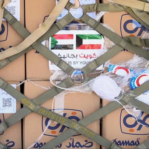 Kuwait charity distributes food baskets to flood-affected people in Sudan