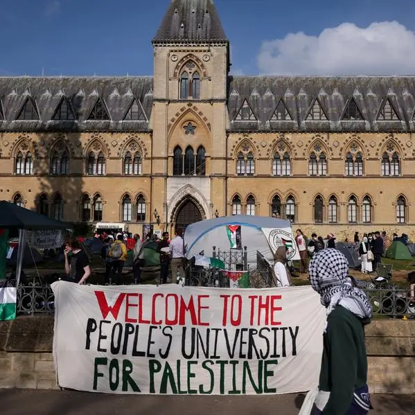 UK police arrest 16 at Oxford University Gaza war protest