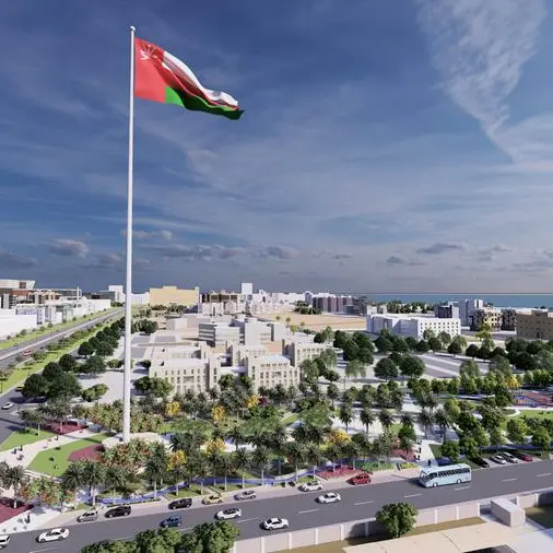 Muscat Municipality unveils Oman's tallest flagpole at a height of 126 metres