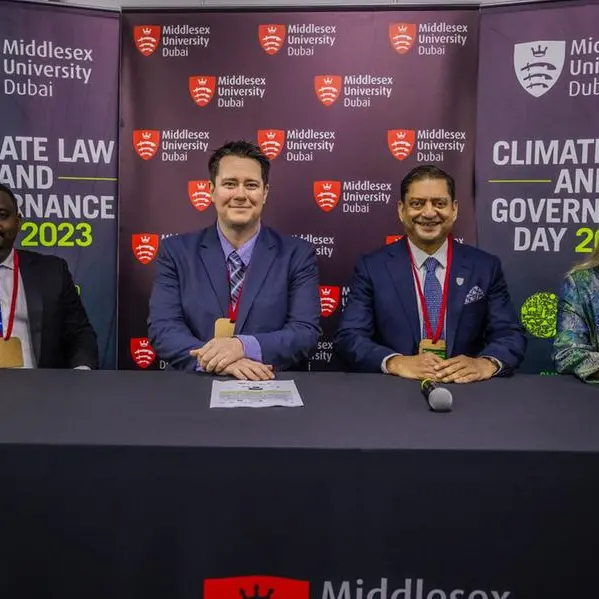 جامعة ميدلسكس دبي تقود حركة العمل المناخي
