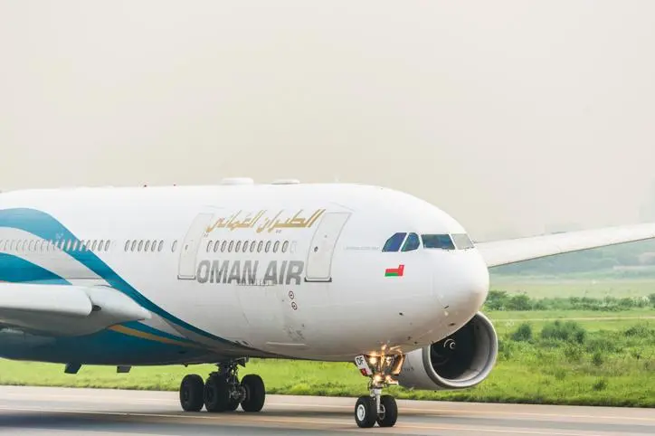 Abu Dhabi, United Arab Emirates - September 11, 2016: Oman Air Airbus A330 aircraft on a taxiway at Abu Dhabi OMAA international airport, United Arab Emirates. Getty Images , Getty Images