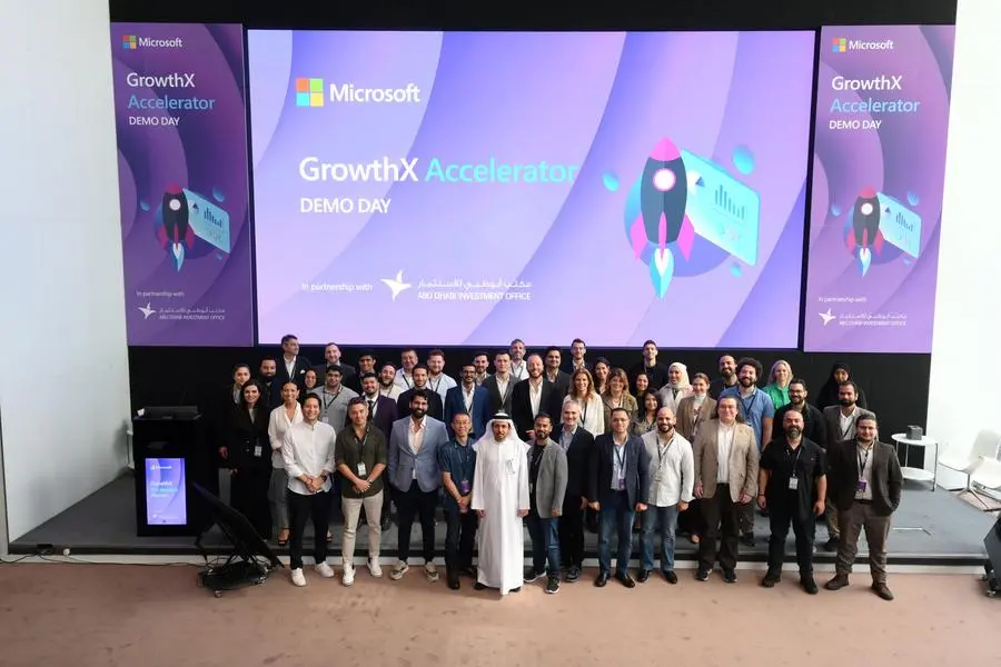 Graduation ceremony of the latest cohort of tech startups from its GrowthX Accelerator program