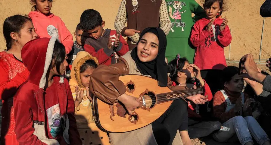 Music gives Gaza children respite from horrors of war