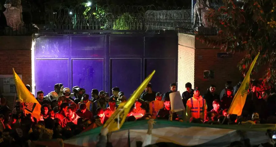 Hundreds protest outside French, UK embassies in Tehran over Gaza strike: AFP