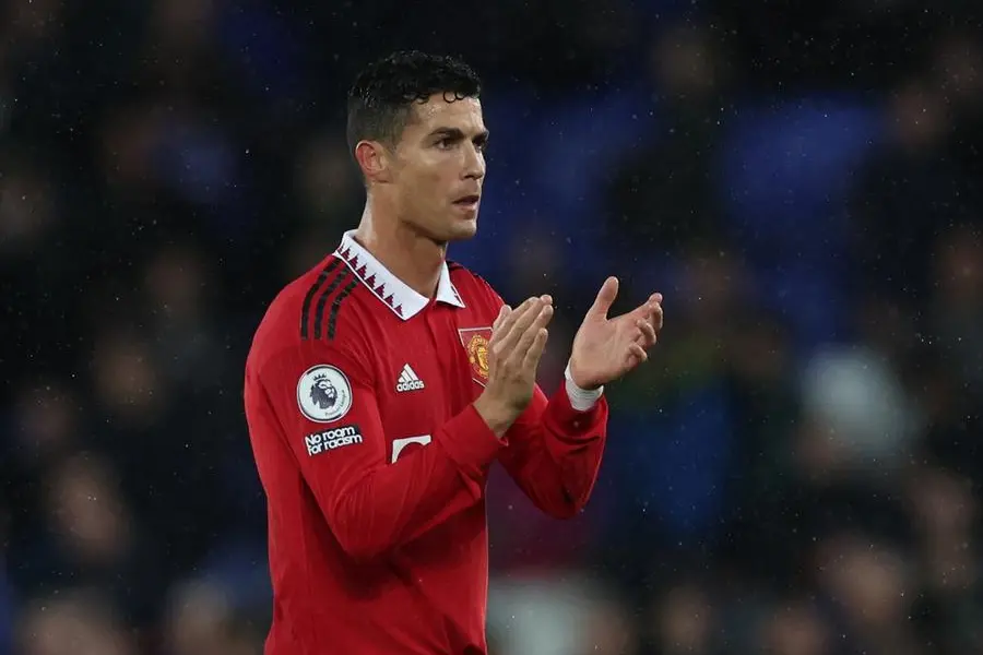 Soccer Football - Premier League - Everton v Manchester United - Goodison Park, Liverpool, Britain - October 9, 2022 Manchester United\\'s Cristiano Ronaldo celebrates after the match REUTERS/Phil Noble , Reuters