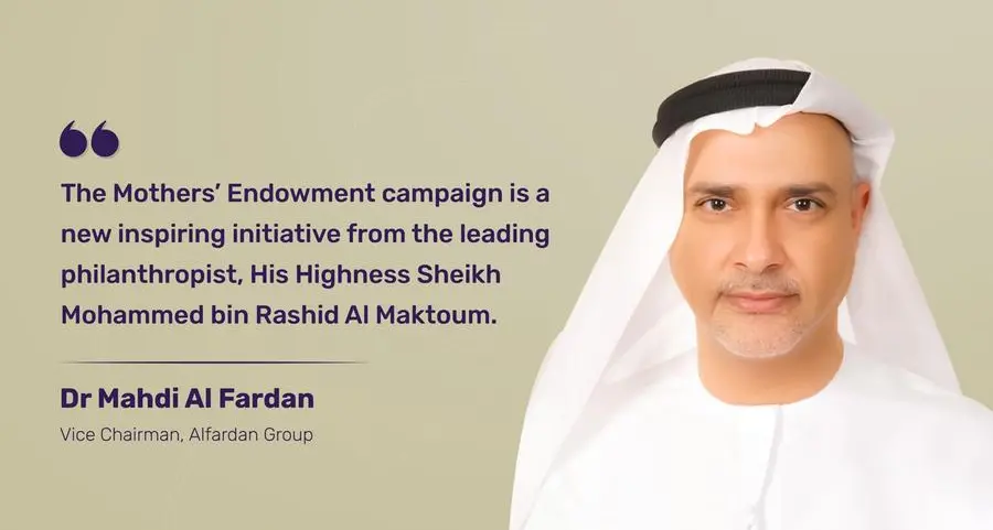 Alfardan Group contributes AED 50mln to Mothers’ Endowment campaign