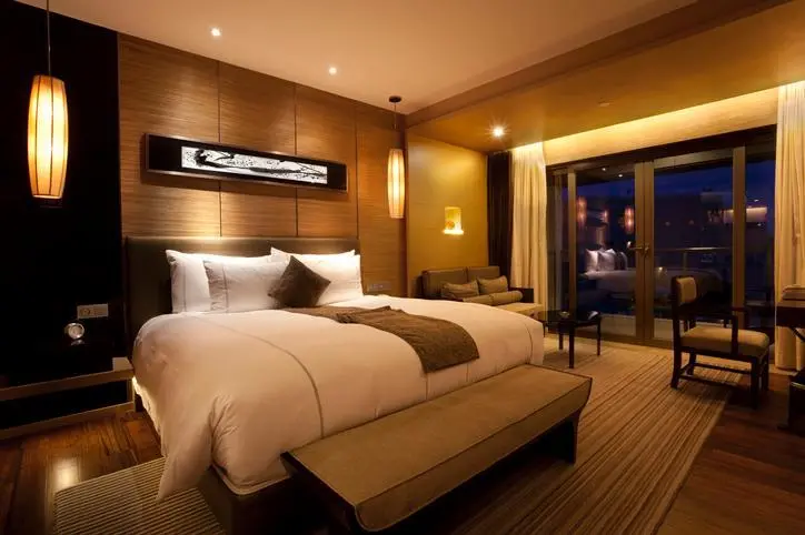 Image used for illustrative purpose. Luxury hotel room interior. Getty Images , Getty Images