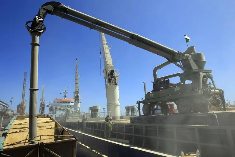 Image used for illustrative purpose only. The international market at Algiers port June 5, 2010. Algeria plans to become a regular exporter of grain, head of the.OAIC state grain agency workers load a cargo ship with grain to be sold to the international market at Algiers port , Zohra Bensemra