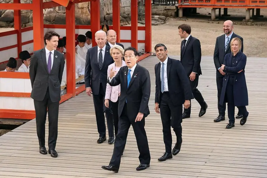 G7 draft communique: leaders express commitment to 'world without nuclear weapons'