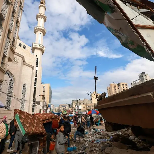 In Gaza, call to prayer rings out from bombarded mosque