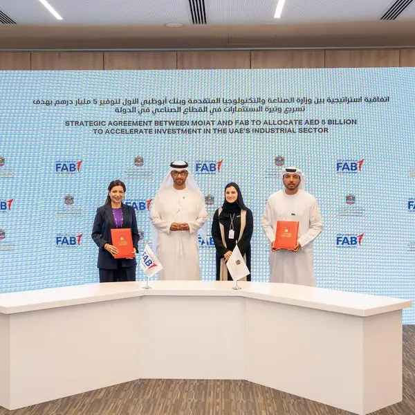 MoIAT partners with FAB to provide AED 5bln of competitive financing solutions to investors in industrial and advanced technology sectors