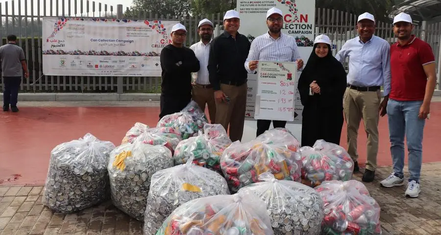 Emirates Environmental Group collects 7,002 kg of cans