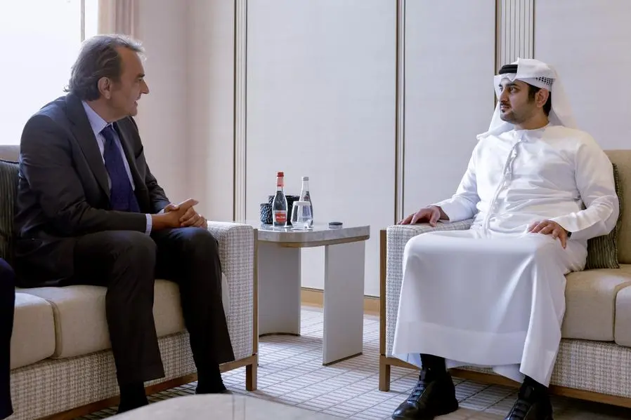 Maktoum bin Mohammed meets with Co-Founder and Co-Chair of CVC Capital Partners