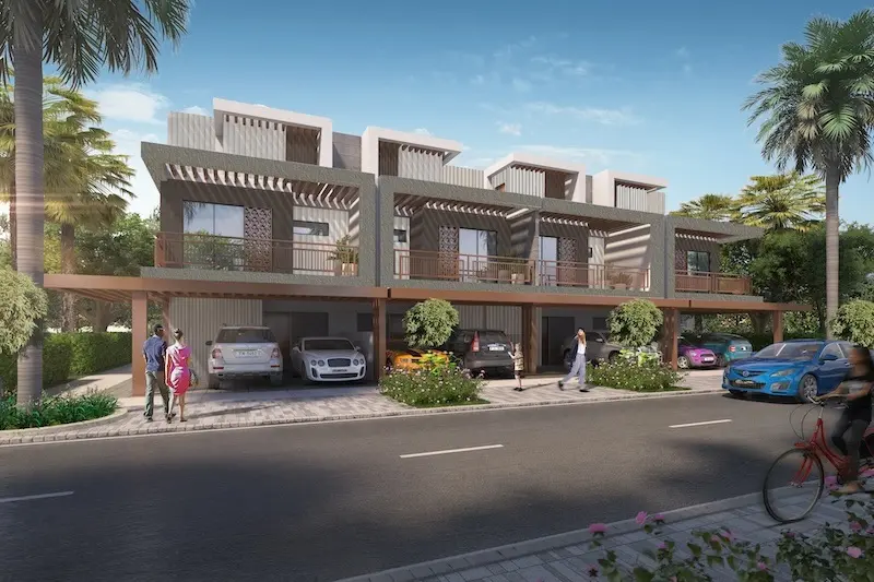 Rendering of Verona cluster at Damac Hills 2