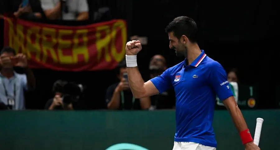 Djokovic 'on cloud nine' after winning Davis Cup return