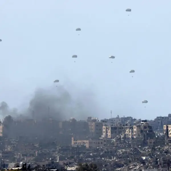 'Birds of Goodness' executes 31st airdrop on northern Gaza, delivering humanitarian aid