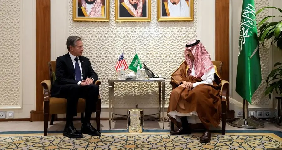 Prince faisal, Blinken discuss Gaza developments