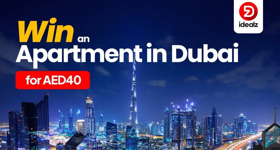 Win an apartment in Dubai for AED 40 with Idealz