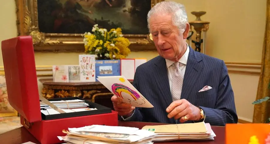King Charles cheered by get-well cards