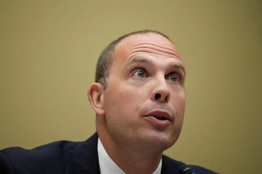 WASHINGTON, DC - JULY 26: David Grusch, former National Reconnaissance Officer Representative of Unidentified Anomalous Phenomena Task Force at the U.S. Department of Defense, testifies during a House Oversight Committee hearing titled \"Unidentified Anomalous Phenomena: Implications on National Security, Public Safety, and Government Transparency\" on Capitol Hill 26, 2023 in Washington, DC. Several witnesses are testifying about their experience with possible UFO encounters and discussion about a potential covert government program concerning debris from crashed, non-human origin spacecraft. Drew Angerer/Getty Images/AFP (Photo by Drew Angerer / GETTY IMAGES NORTH AMERICA / Getty Images via AFP) , Agence France-Presse (AFP)