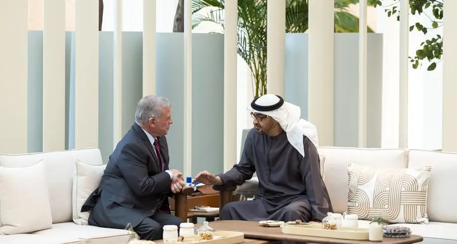 UAE President and King of Jordan discuss bilateral relations and regional developments