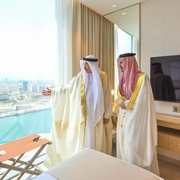 Sheikh Khalid bin Abdullah inaugurates Onyx Rotana Hotel in Bahrain Bay