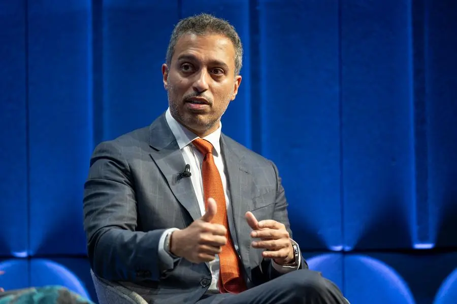 Nzinga Qunta, Anchor, South African Broadcasting Corp. (SABC), South Africa, Hadi Partovi, Founder and Chief Executive Officer, Code.org, USA, Jeffrey R. Tarr, Chief Executive Officer, Skillsoft, USA, Emilija Stojmenova Duh, Minister of Digital Transformation of Slovenia, Ahmad Belhoul Al Falasi, Minister of Education of the United Arab Emirates, speaking in the Education Meets AI session at the World Economic Forum Annual Meeting 2024 in Davos-Klosters, Switzerland, 18 January. Congress Centre \\u2013 Ignite. Copyright: World Economic Forum/Sandra Blaser