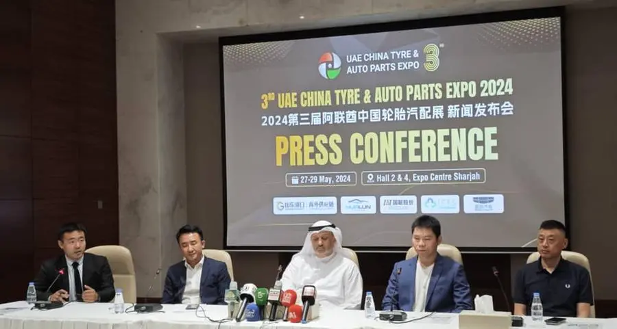 UAE China Tyre & Auto Parts Expo kicks off monday with over 300 exhibitors