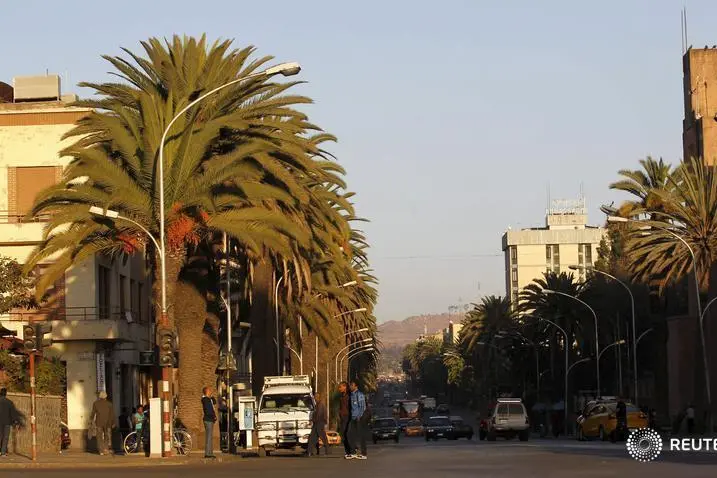 A general view shows palm trees along the main street of Eritrea\\'s capital Asmara, February 20, 2016. REUTERS/Thomas Mukoya/File photo , Reuters Images