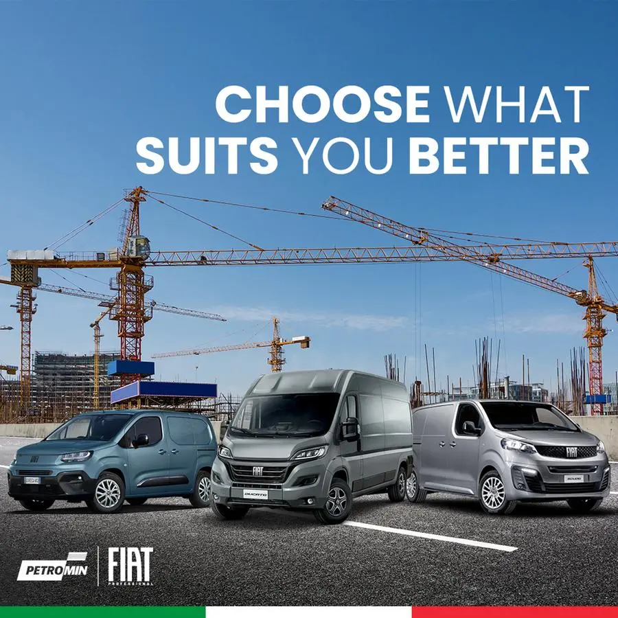 Petromin Stellantis launches Fiat Professional's new lineup of commercial vehicles