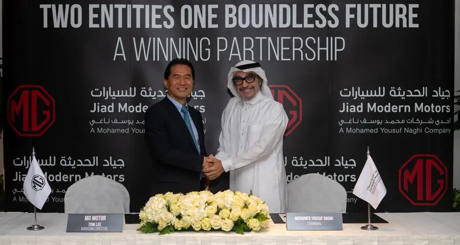 MG Motor announces Jiad Modern Motors – A Mohamed Yousuf Naghi company as its distributor partner in Saudi Arabia